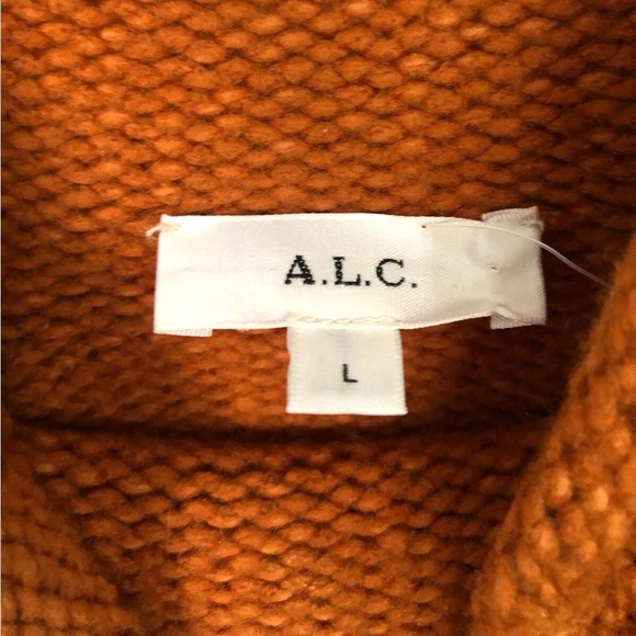 A.L.C. Claremont Colorblock Turtleneck Sweater - Picture 7 of 8